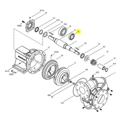 Berkeley Pumps Repair Part - BEARING, BALL, SINGLE ROW 6011. Catalog Number: M15097. A Pentair Brand.