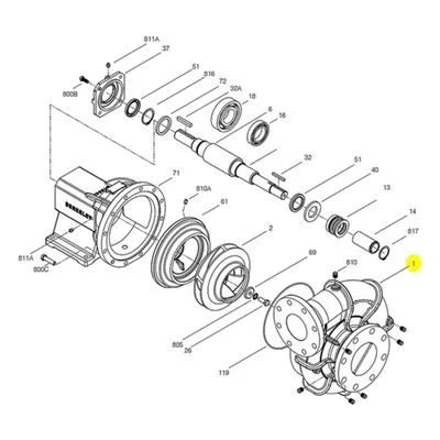 Berkeley Pumps Repair Part - CASING B5Z MACHINING. Catalog Number: M15049. A Pentair Brand.