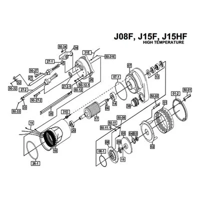 BJM Pumps Repair Parts, Kits & Accessories Part Number 200480 KIT, SHIM