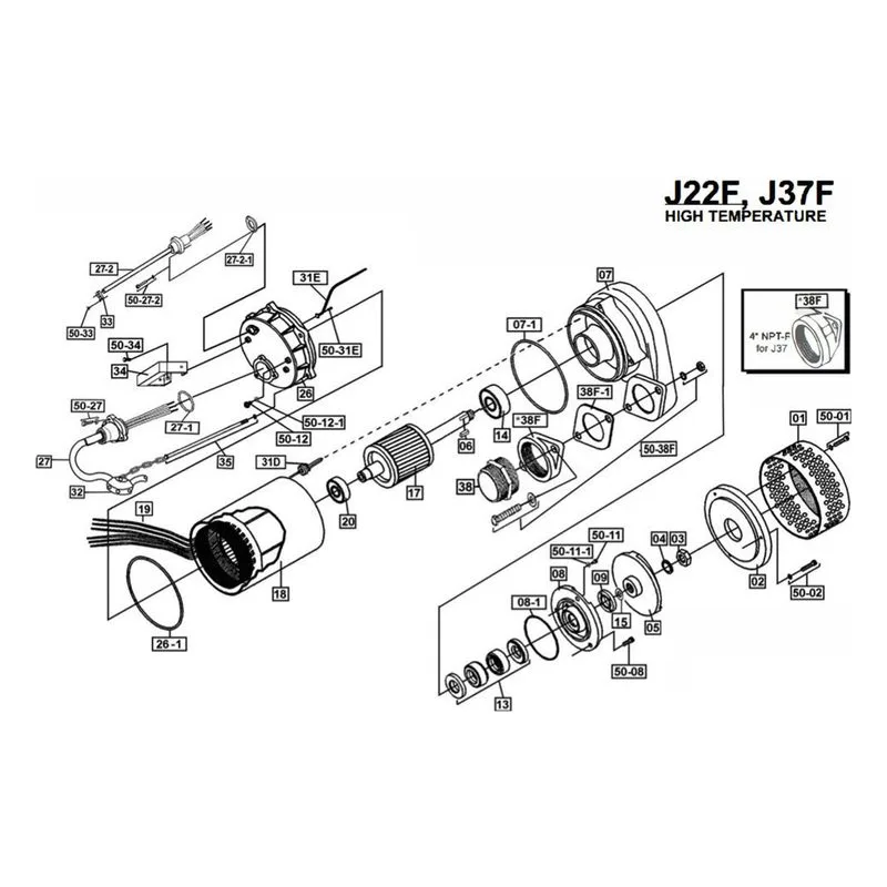 IFS BJM Item 200480 Shim Kit Parts, Accessories and Kits for the J22F Series Pumps - view 10