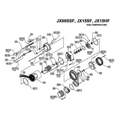 BJM Pumps Repair Parts, Kits & Accessories Part Number 200533 STATOR, HT