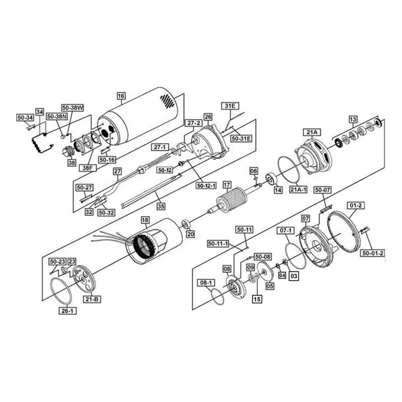 IFS BJM Item 200480 Shim Kit Parts, Accessories and Kits for the RX08SS Series Pumps - view 18