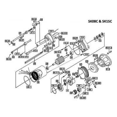 BJM Pumps Repair Parts, Kits & Accessories Part Number 200524 STATOR, 1HP