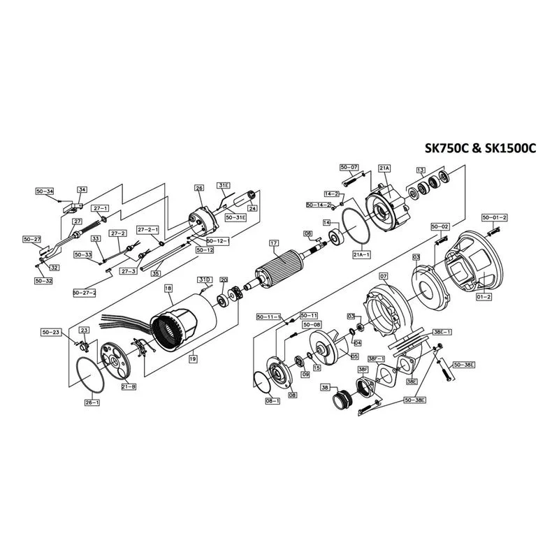 IFS BJM Item 202196 Oil Chamber Parts, Accessories and Kits for the SKX750CSSF Series Pumps - view 2