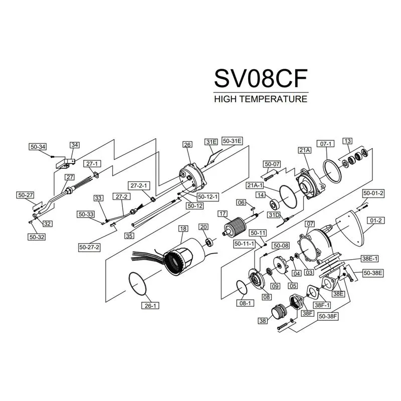 IFS BJM Item 202409 Seal Minder Parts, Accessories and Kits for the SV08CF Series Pumps - view 15