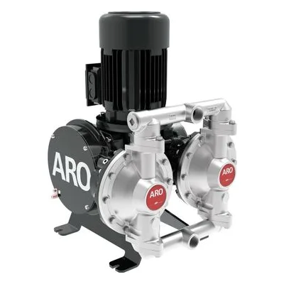 ARO E2P10-SASTT-AB-A0A 1800 RPM, 2 HP (Horsepower), 50/60 Hz, 3 Phase (3 Ph) EVO Series 1" 210 Metallic Diaphragm Pump