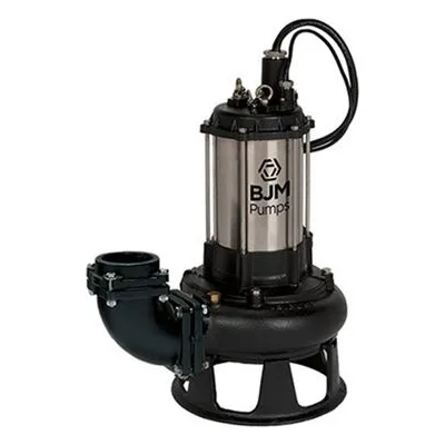 Industrial Flow Solutions 201419 BJM Pumps S55C S Series Wastewater Pump 7.5 HP (7-1/2 Horsepower), 3450 RPM, 3 Phase (3 Ph)