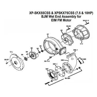 BJM Pumps Repair Parts, Kits & Accessories Part Number 200494 BRG, ANGULAR CONTACT