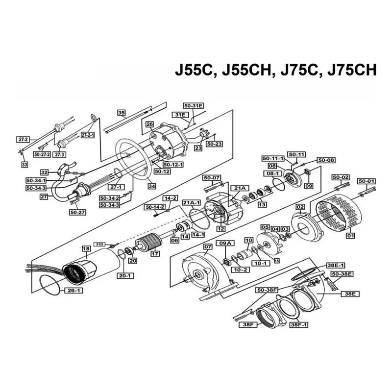 IFS BJM Item 200304 Mechanical Seal Parts, Accessories and Kits for the J55C Series Pumps - view 9