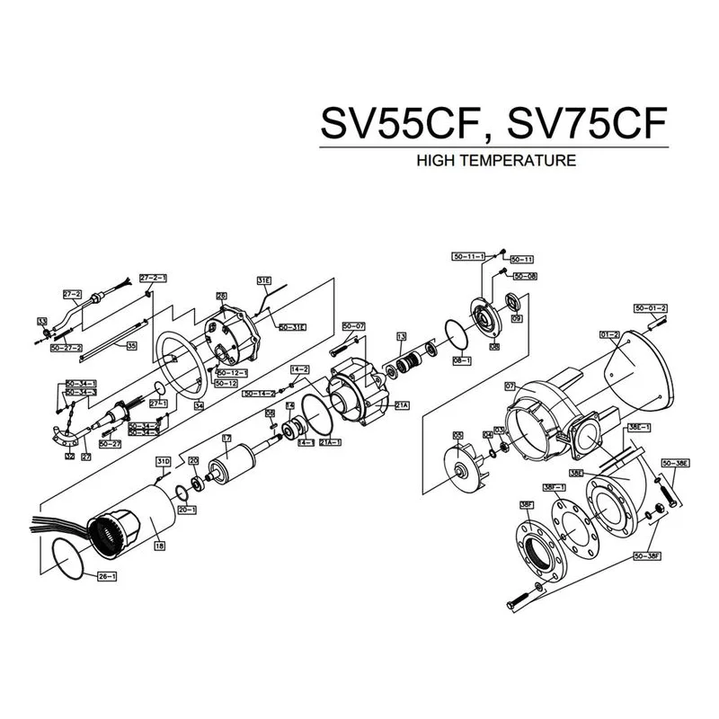 IFS BJM Item 202575 Discharge Flange Parts, Accessories and Kits for the SV55CF Series Pumps - view 4
