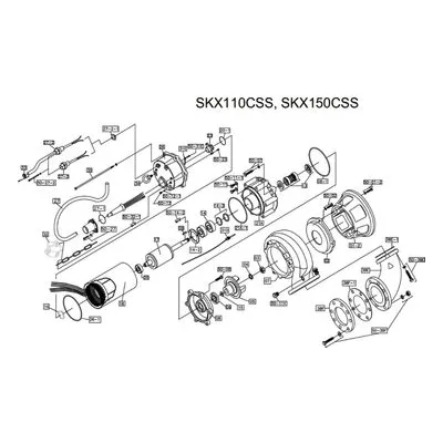 BJM Pumps Repair Parts, Kits & Accessories Part Number 203285 SCREW, HEX CAP