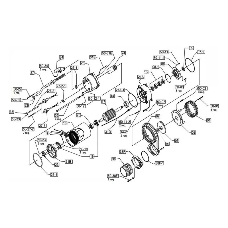 IFS BJM Item 201718 Seal Minder Parts, Accessories and Kits for the JX750SS Series Pumps - view 9
