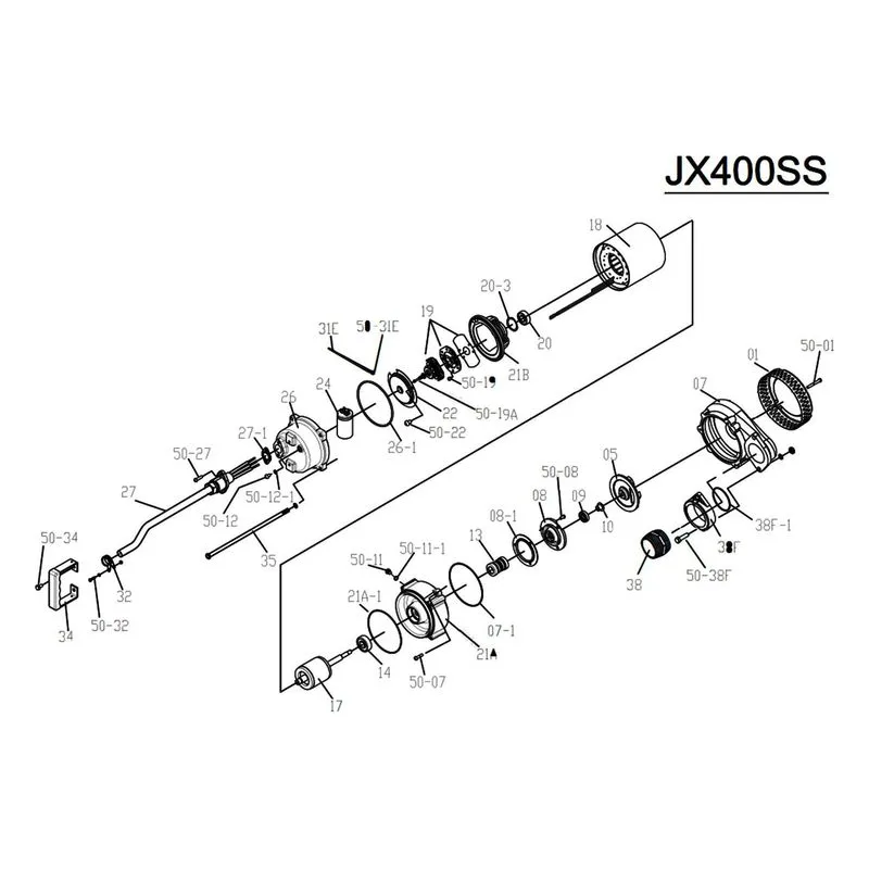 IFS BJM Item 200957 Ball Bearing Parts, Accessories and Kits for the JX400SS Series Pumps - view 5