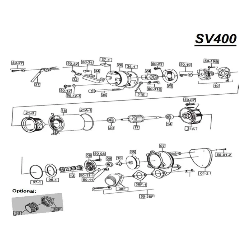 IFS BJM Item 202302 Rotor Parts, Accessories and Kits for the SV400 Series Pumps - view 2