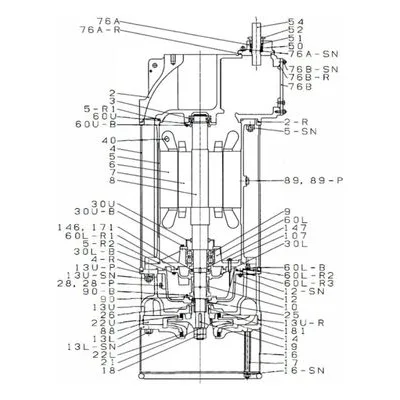 BJM Pumps Repair Parts, Kits & Accessories Part Number 205286 STATOR, 460/3/60
