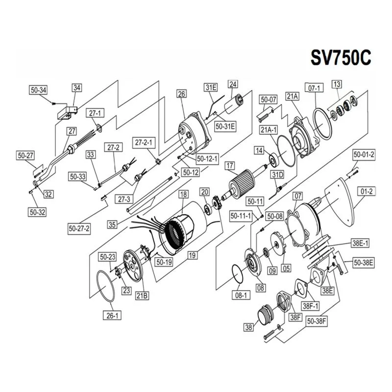 IFS BJM Item 200570 Stator Parts, Accessories and Kits for the SV750C Series Pumps - view 2