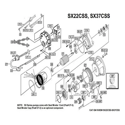 BJM Pumps Repair Parts, Kits & Accessories Part Number 204632 IMPELLER, 2 VANE NON CLOG