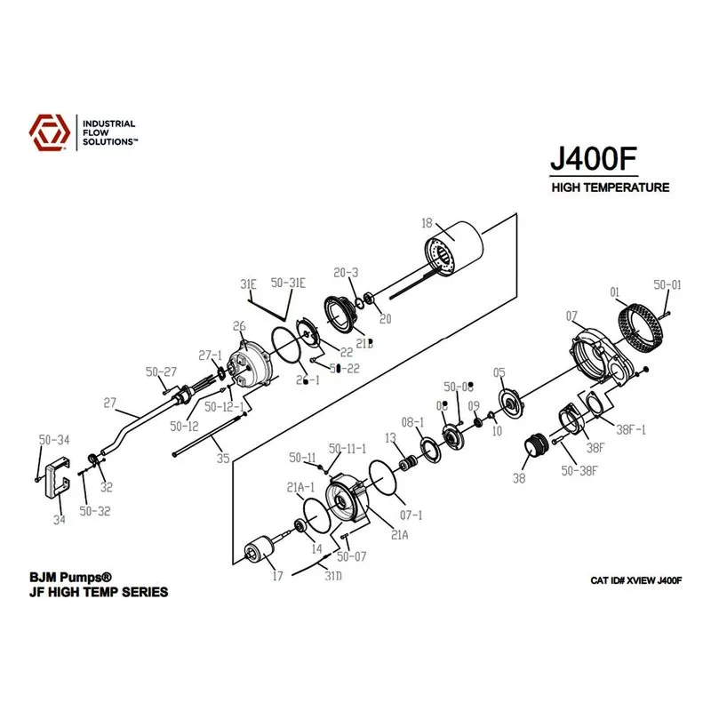 IFS BJM Item 202409 Seal Minder Parts, Accessories and Kits for the J400F Series Pumps - view 10