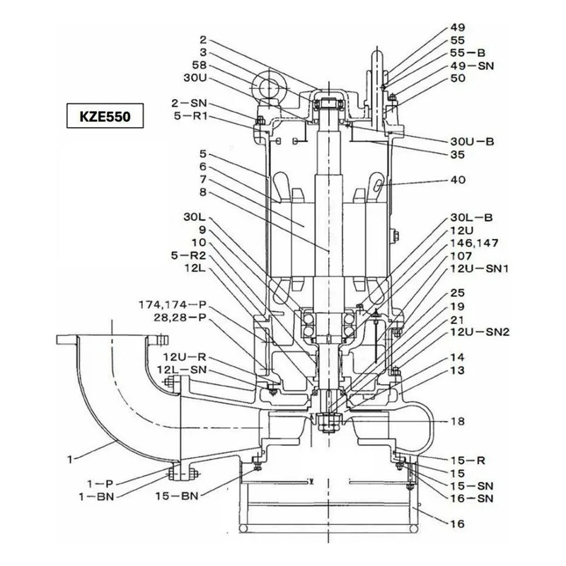 IFS BJM Item 203953 Cover Parts, Accessories and Kits for the KZE550 Series Pumps - view 2