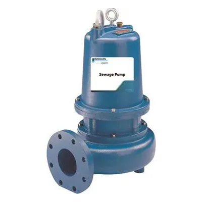 Goulds Water Techonology WS3037D4E 3888D4-WS-D4 Sewage Pump 3 HP, 4" Flange, 620 GPM, 60 Hz, 575V, Three Phase (3Ph)