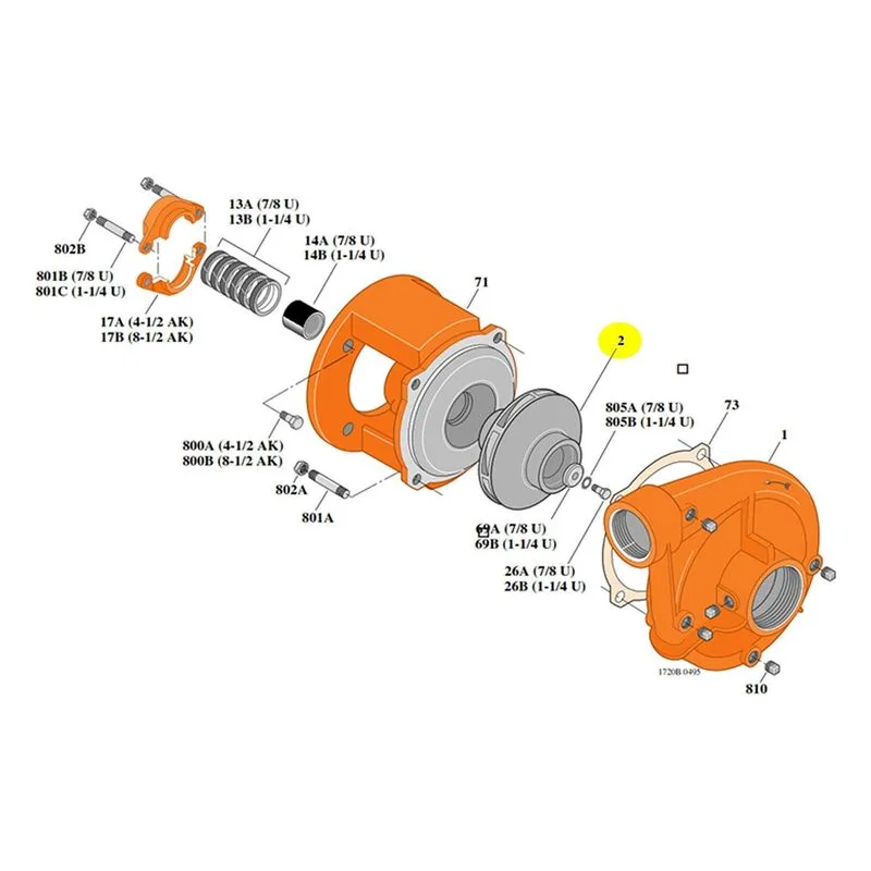 Berkeley Pump Replacement & Repair Part M07639 for Centrifugal & Irrigation Industrial Pumps