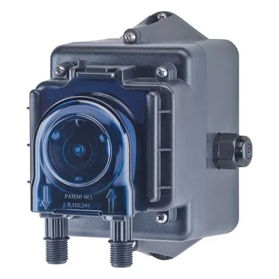 Stenner E10FXA52SKV Econ FX Series Fixed Speed Peristaltic Metering Pump, 24V DC, 26 RPM or 44 RPM, 24VDC Brushed Motor.
