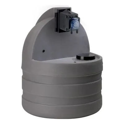 Stenner DE20MH81S341 Econ Stennicator Series Peristaltic Meter System, 15 Gallon UV Gray Polyethylene Tank, Polycarbonate Housing