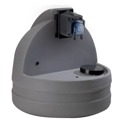 Stenner E20PHG71S11 Econ FP Series Flow Activated Peristaltic Meter System, 7.5 Gallon UV Gray Polyethylene Tank, 120V, 60 Hz
