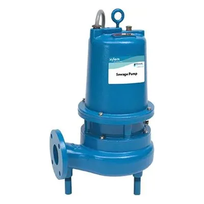 Goulds 3SD32G4CD 3SD Non-Clog Dual Seal with Seal Sensor Probe Sewage Pumps 2HP 3/60/460 7.00A" 5.0MA