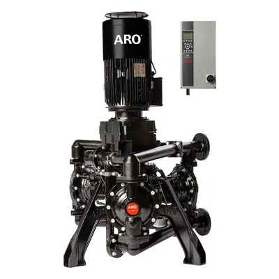 Ingersoll Rand EP20-AFFAA-CSV-AAA ARO EVO Series Standard Duty 2" Metallic Electric Diaphragm Pump, 1/4" Solids Handling