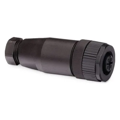 Graco 124301 CONNECTOR, EUROFAST, FEM, STRHT, 4 PIN, Product Image