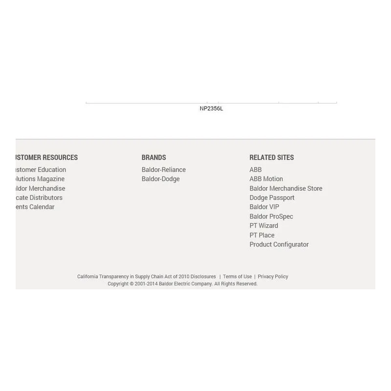 EM4316TS Baldor 75 HP, 1780 RPM, 3 PH, 60 HZ, 365TS, A36070M, TEFC Motor Nameplate - view 2