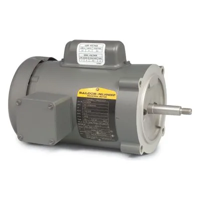 JL3405A Baldor .33 HP, 3450 RPM, 1 PH, 60 HZ, 56J, 3416L, TEFC, F1 UPC 781568218242