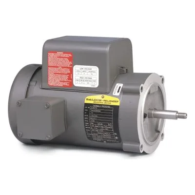 JL3509A Baldor 1 HP, 3450 RPM, 1 PH, 60 HZ, 56J, 3524L, TEFC, F1 UPC 781568112717