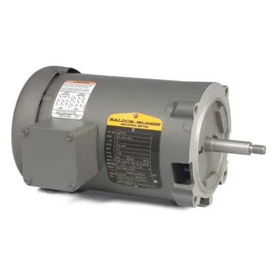 JM3116 Baldor 1 HP, 1725 RPM, 3 PH, 60 HZ, 56J, 3424M, OPEN, F1 UPC 781568217955
