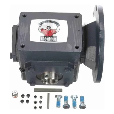 GR8180537.12 Grove Gear (GR-HMQ818-5-H1-56-12) Regal Rexnord GR Series - Ironman Cast Iron 800 Worm Gear Speed Reducer