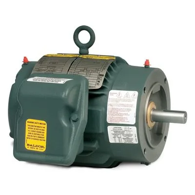 VENCP83580T-4 Baldor 1 HP, 3450 RPM, 3 PH, 60 HZ, 143TC, 0520M, TENV, F1 UPC 781568502488
