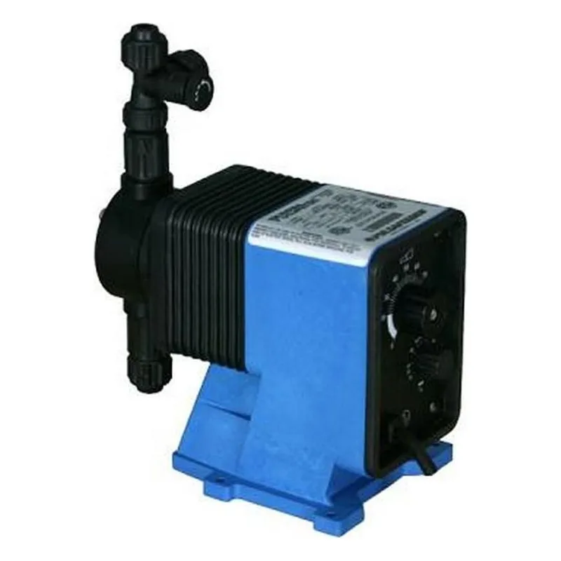 Pulsatron Pumps E Series Model LE34SA-VVC9-EOP Chemical Metering Pump from Pulsafeeder - Front Left Side Image - view 2