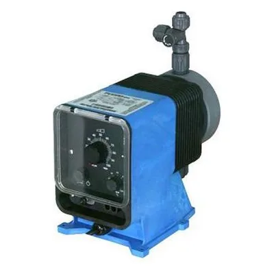 Pulsatron Pumps E Plus (E+) Series Model LEJ7S2-WHC3-N25 Chemical Metering Pump from Pulsafeeder - Front Right Side Image
