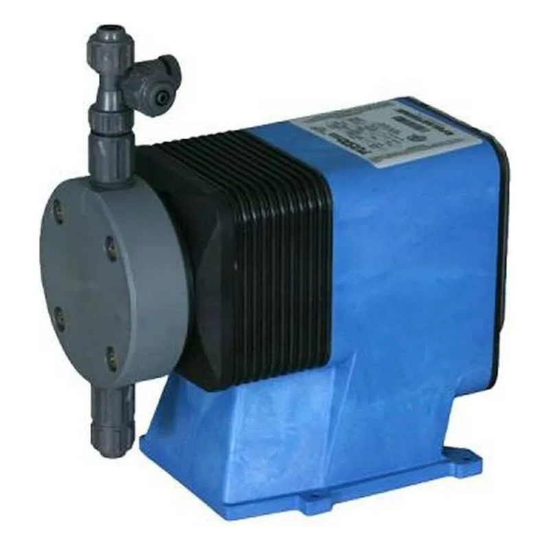 Pulsatron Pumps Series E Plus Model LPG5SA-VTSK-162 Chemical Metering Pumps from Pulsafeeder - Back Left Side Image. - view 3