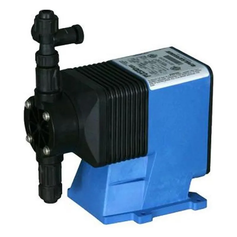 Pulsatron Pumps Series E-DC Model LS02S4-PHC1-500 12 Volt Chemical Metering Pumps by Pulsafeeder - Front Left Image. - view 2