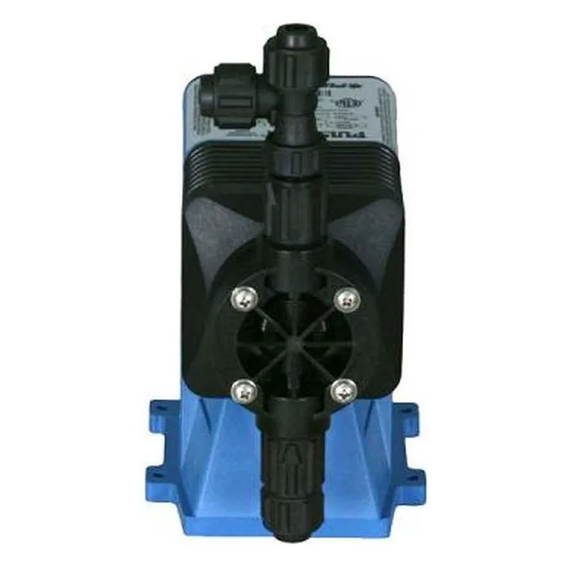 Pulsatron Pumps Series E-DC Model LS02S4-PHC1-500 12 Volt Chemical Metering Pumps from Pulsafeeder - Back Side Image. - view 3