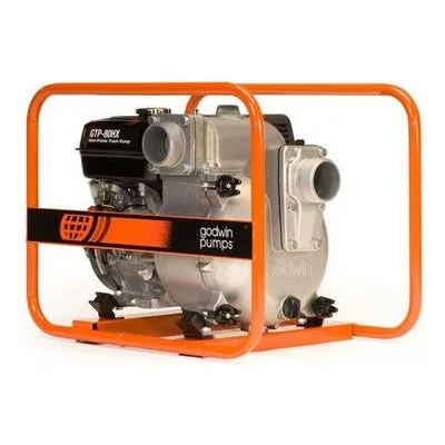 PMWP030GAN001, GTP-80HX 3" Wet Prime Trash Pump GX240, Trash Handling - 1" Solids, Light Abrasives