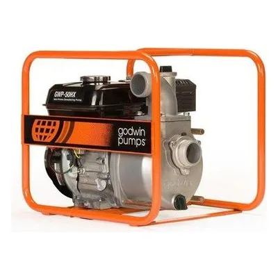PMWP020GAN002, GWP-50HX 2" Wet Prime Water Pump GX120, Semi-trash Handling 3/4" Solids, Light Abrasives