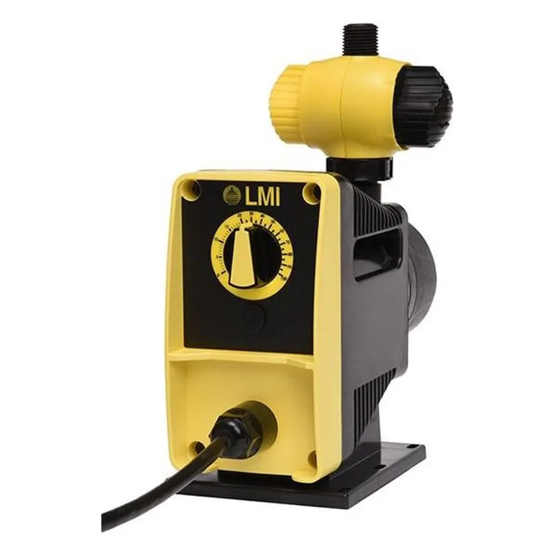 LMI PD042-925SI PD Series Chemical Metering Pump, Right Angle View. - view 3