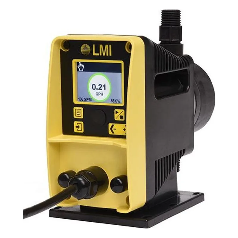 LMI PD751-937NP PD Series Chemical Metering Pump, Right Angle View. - view 3