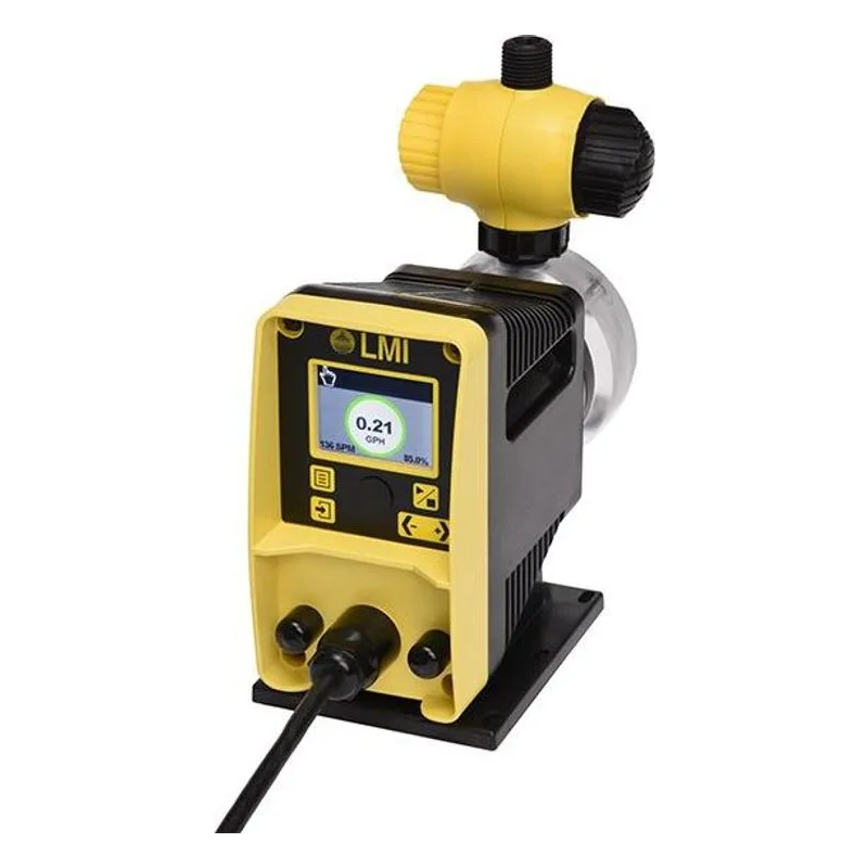 LMI PD751-930SI PD Series Chemical Metering Pump, Right Angle View. - view 3