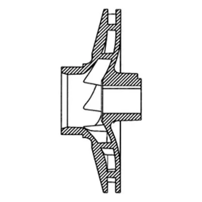 Goulds Pumps Repair Part 2K1019 IMPELLER HH