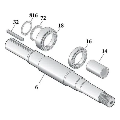 Berkeley Pump Replacement Shaft Kit B80695 B ZR CCW