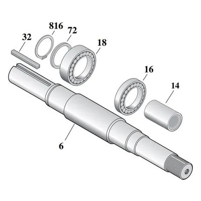 Berkeley Pump Replacement & Repair Part B07596 for Centrifugal & Irrigation Industrial Pumps